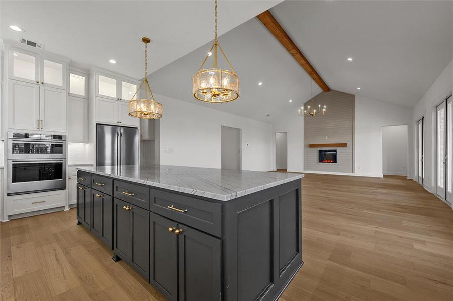Furnished interior view inside a new home in , Hewitt (Image 9).