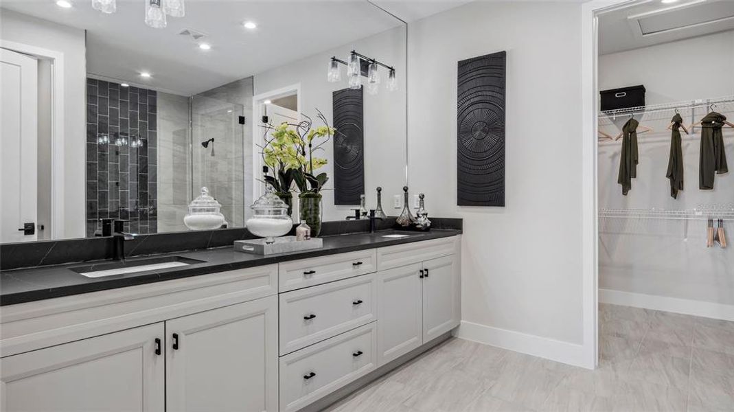 Furnished interior view inside a new home in Cresswind at Lake Harris, Tavares (Image 21).