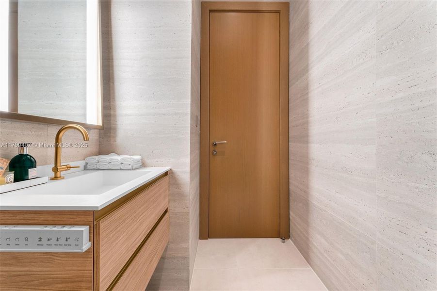 Furnished interior view inside a new home in , Miami (Image 13).