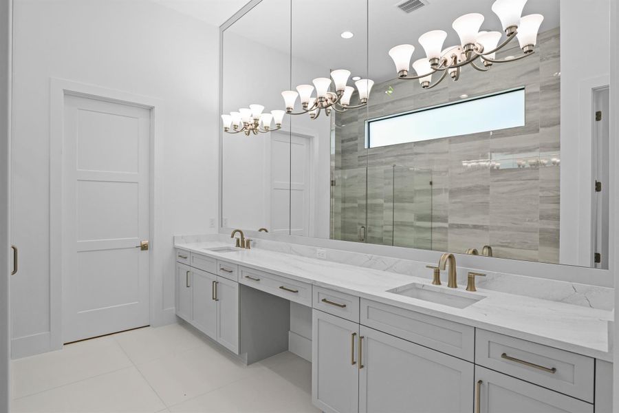 Furnished interior view inside a new home in Artistry Palm Beach, Palm Beach Gardens (Image 11).