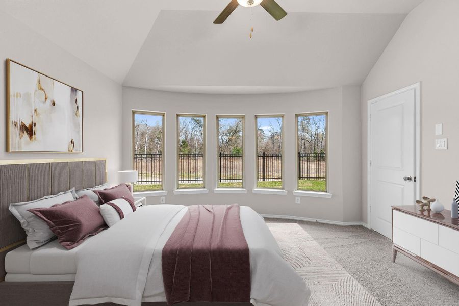 Furnished interior view inside a new home in Grand Central Park, Conroe (Image 11). Furnished interior view inside a new home in Grand Central Park, Conroe (Image 11).