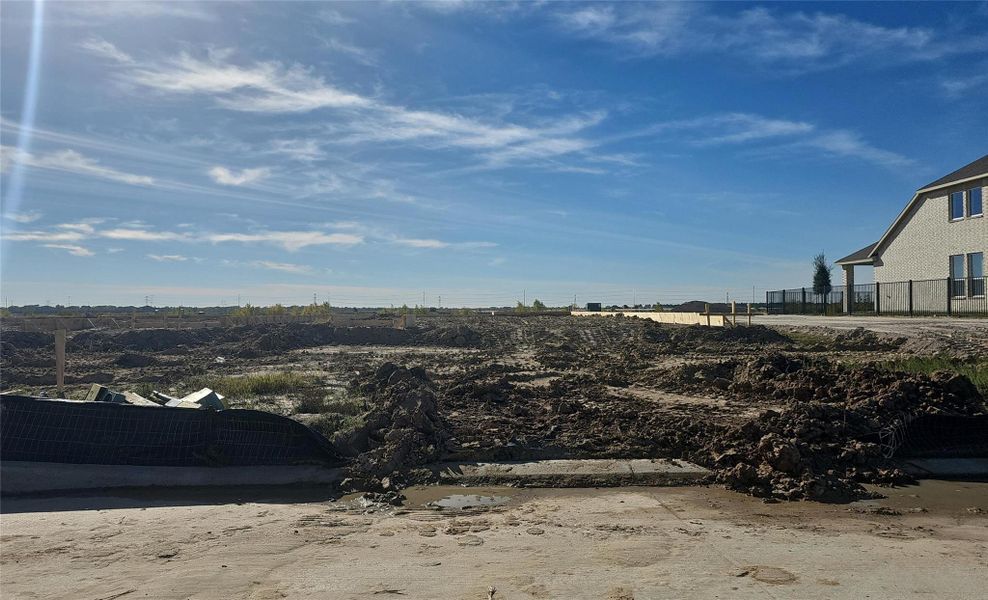 Site preparation for new homesites in Creekland Village at Bridgeland, Cypress (Image 20).