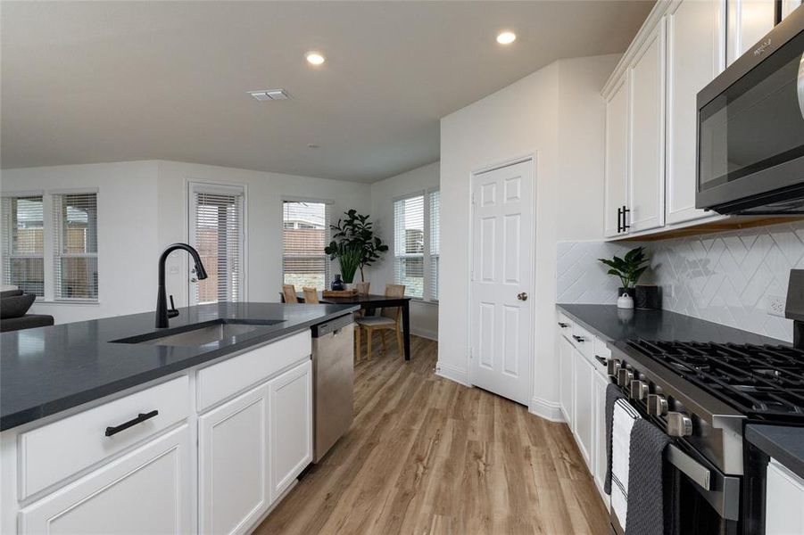 Furnished interior view inside a new home in The Preserve Estates, Northlake (Image 16).