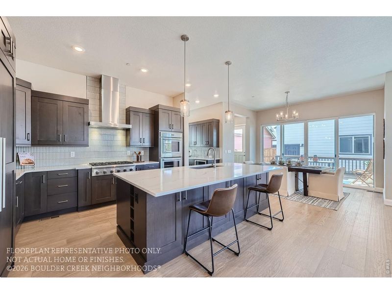 Furnished interior view inside a new home in , Boulder (Image 11).