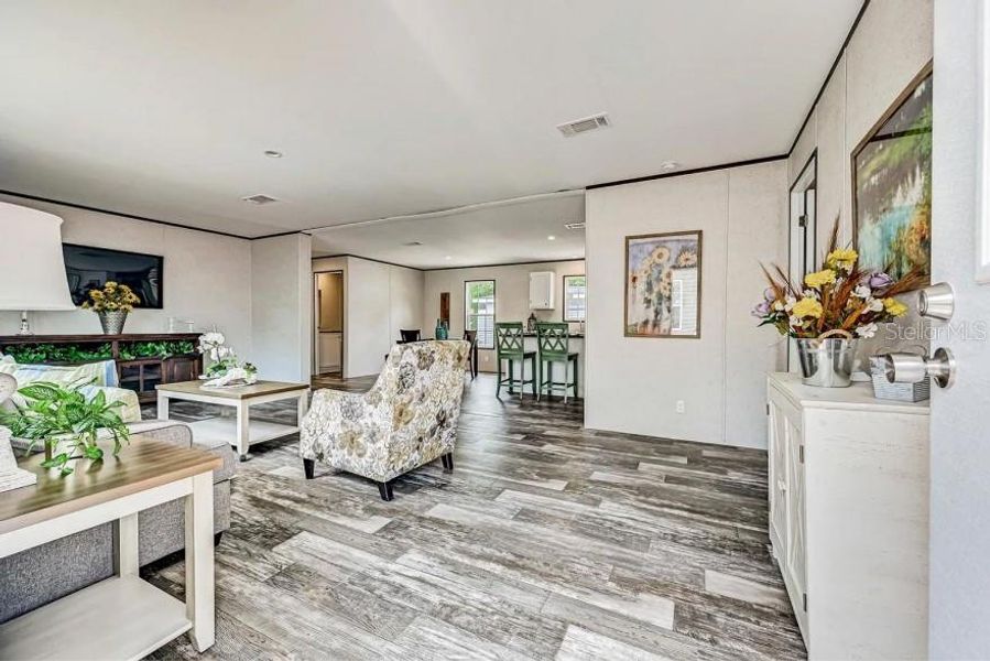 Furnished interior view inside a new home in , Okeechobee (Image 6).