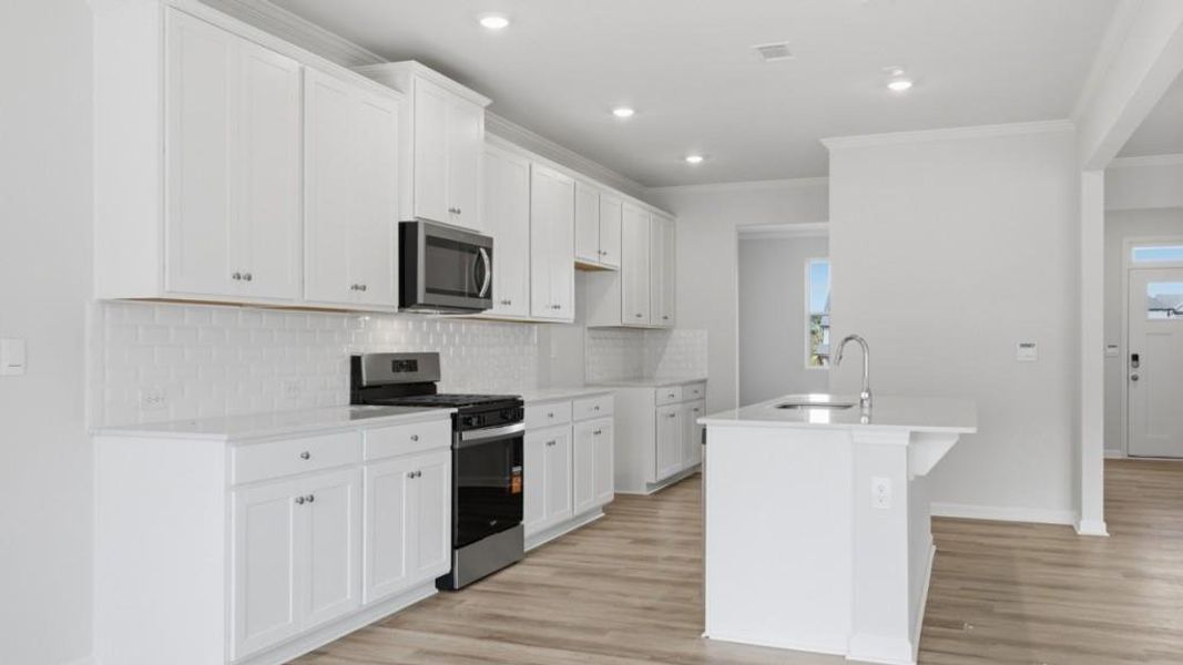Furnished interior view inside a new home in Hamptons at Riverwood South, Dallas (Image 6).