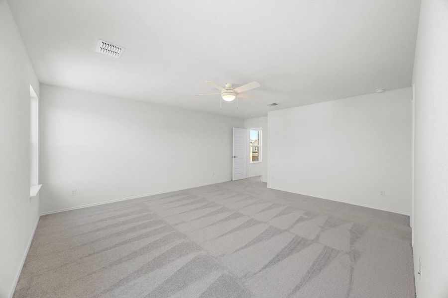 Spacious, unfurnished interior of a new home in Salerno - Heritage Collection, Round Rock (Image 31). Spacious, unfurnished interior of a new home in Salerno - Heritage Collection, Round Rock (Image 31).