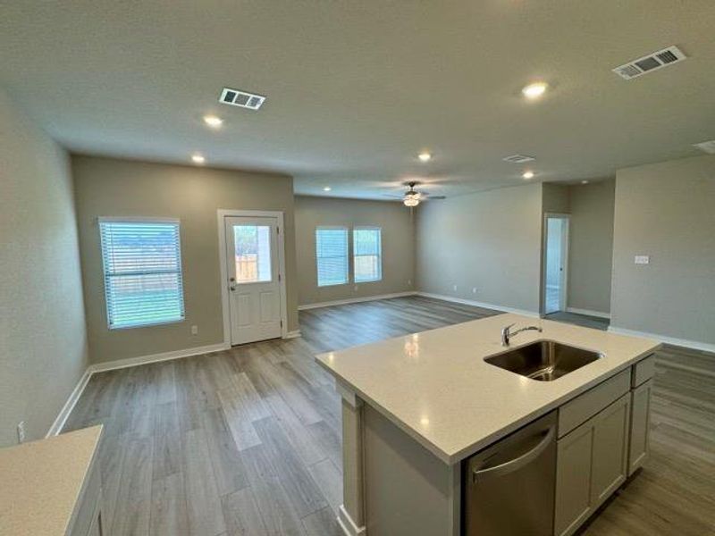 From Family Room to Casual Dining & Family Room