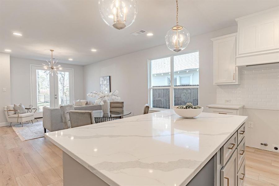 Furnished interior view inside a new home in , Fort Worth (Image 24).