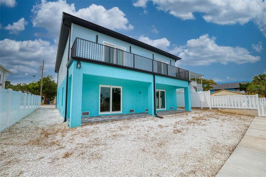 Exterior details and patio area of a home in , Hernando Beach (Image 2).