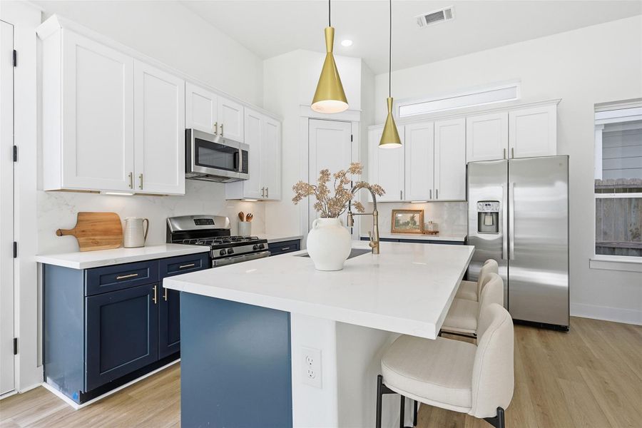 Furnished interior view inside a new home in , Houston (Image 8).