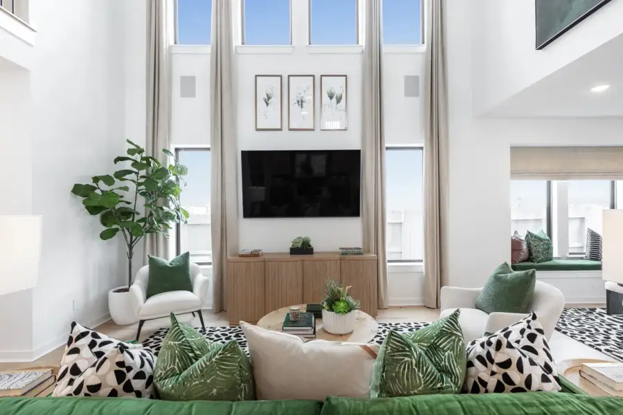 Representative Family Room - some options shown