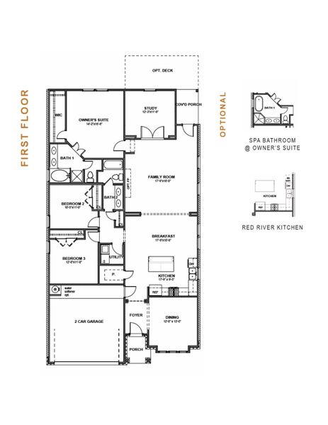 2D floor plan layout for the Elise 2012HC by Saratoga Homes in Harmony Cove, Humble, TX (Image 2). 2D floor plan layout for the Elise 2012HC by Saratoga Homes in Harmony Cove, Humble, TX (Image 2).