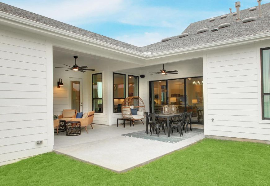 The Brayden Outdoor Living Area The Brayden Outdoor Living Area