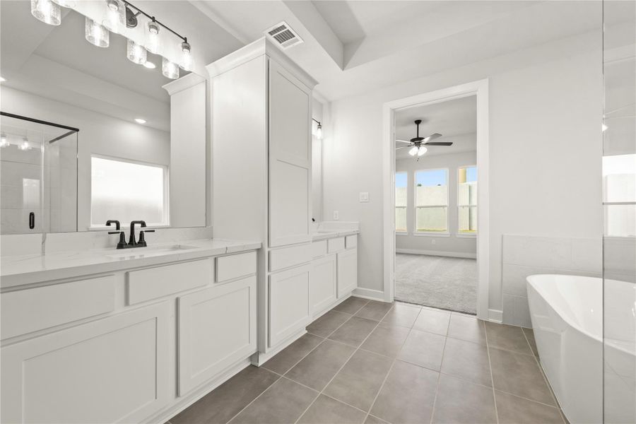 Furnished interior view inside a new home in COLTON™ - 45', Montgomery (Image 9). Furnished interior view inside a new home in COLTON™ - 45', Montgomery (Image 9).