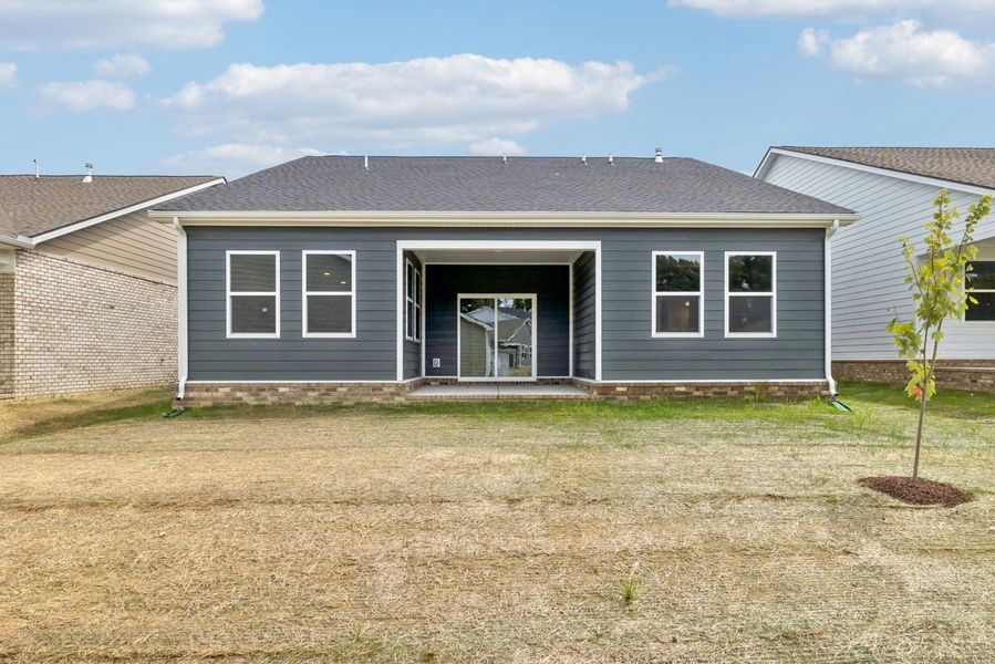 Front exterior of a new home in Cedars at Cane Ridge | 55+ Community, Antioch, TN, highlighting curb appeal (Image 23).