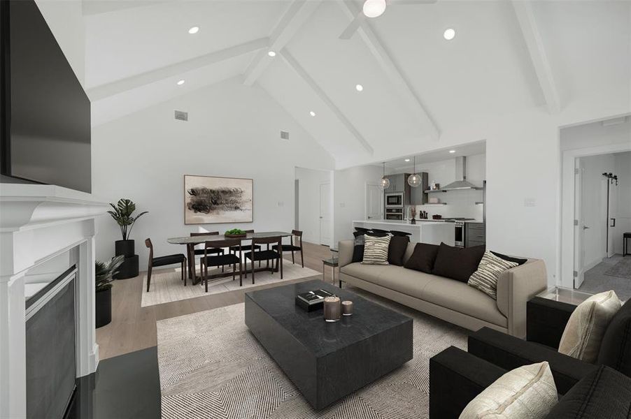 Furnished interior view inside a new home in Heritage Ranch, Sherman (Image 11).