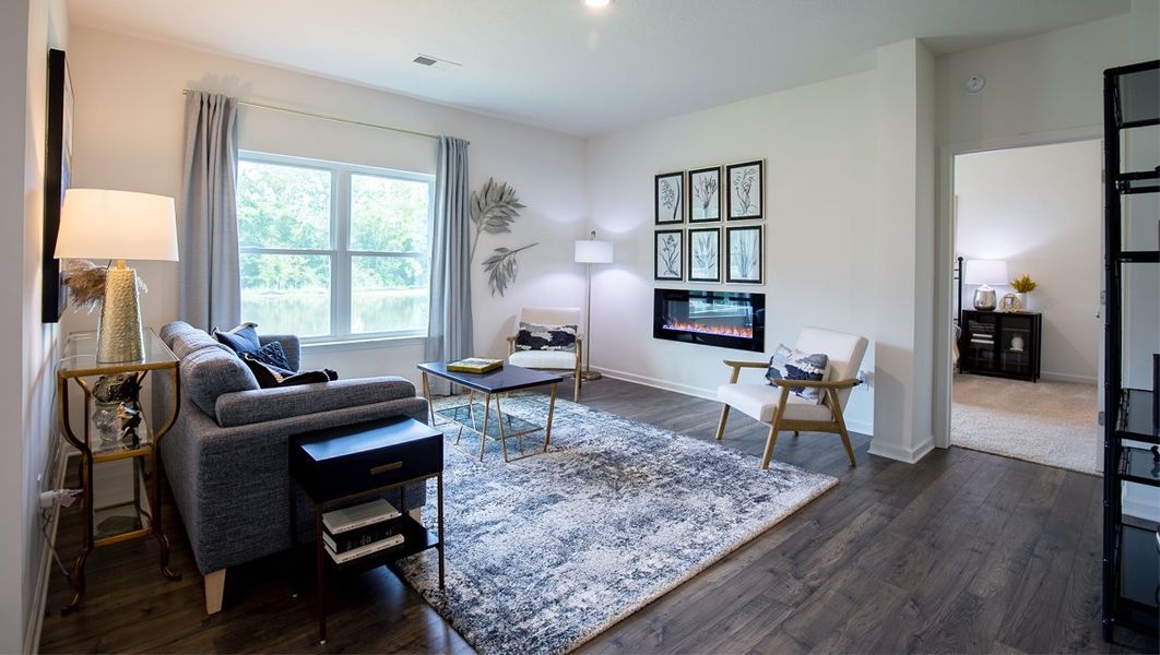 Representative furnished interior of a home built from the Cali by D.R. Horton in Huntington Estates, Millington (Image 11).