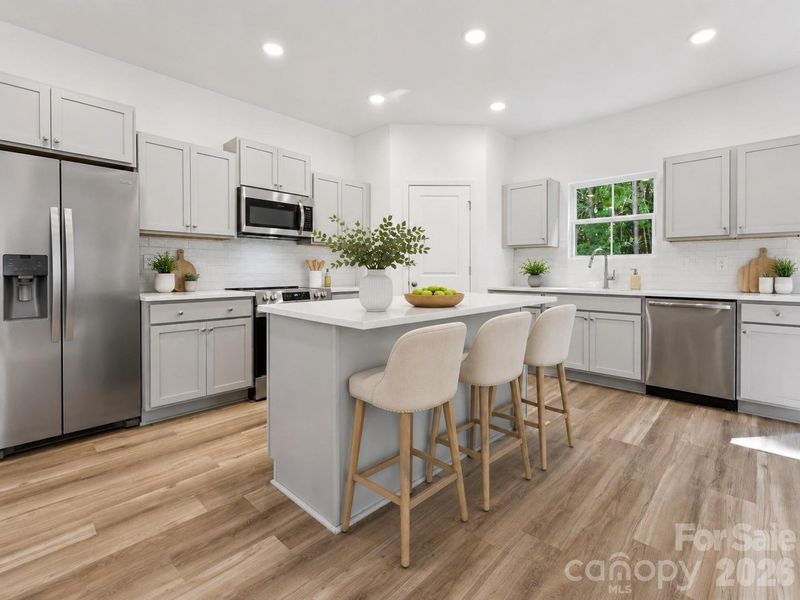 Furnished interior view inside a new home in , Granite Quarry (Image 4).