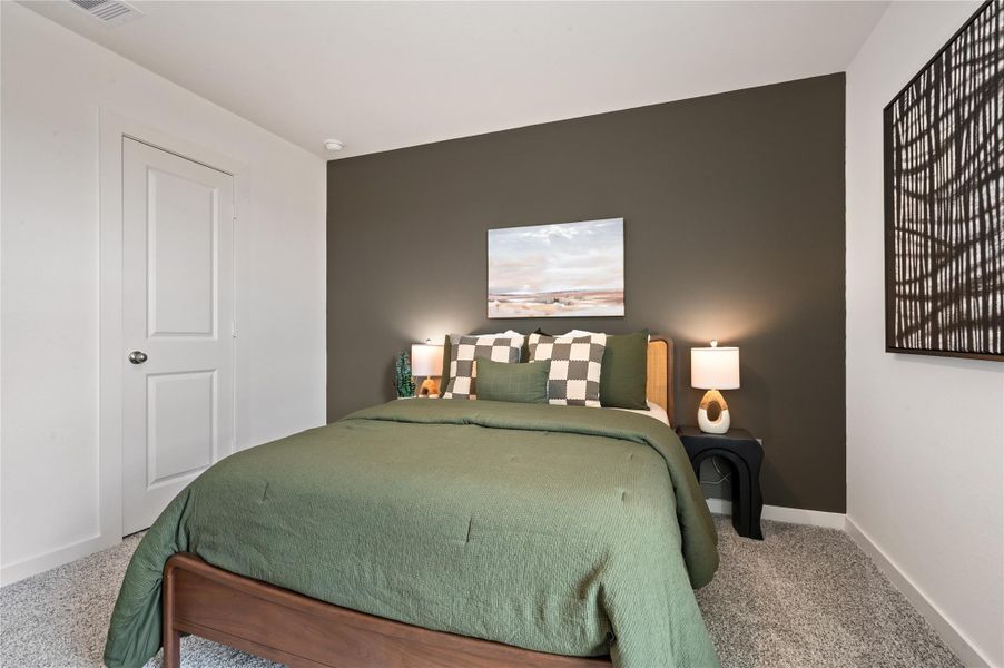 Furnished interior view inside a new home in August Trails, Needville (Image 21).