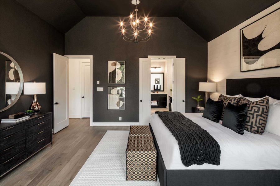 Representative furnished interior of a home built from the 216G by Highland Homes in Quail Hollow, Rockwall (Image 19).