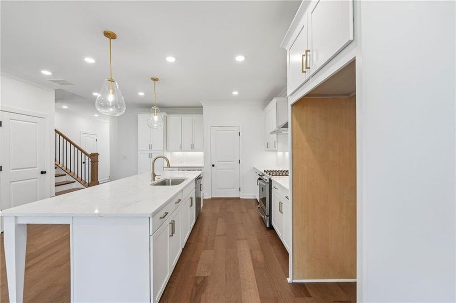 Furnished interior view inside a new home in , Buford (Image 12).