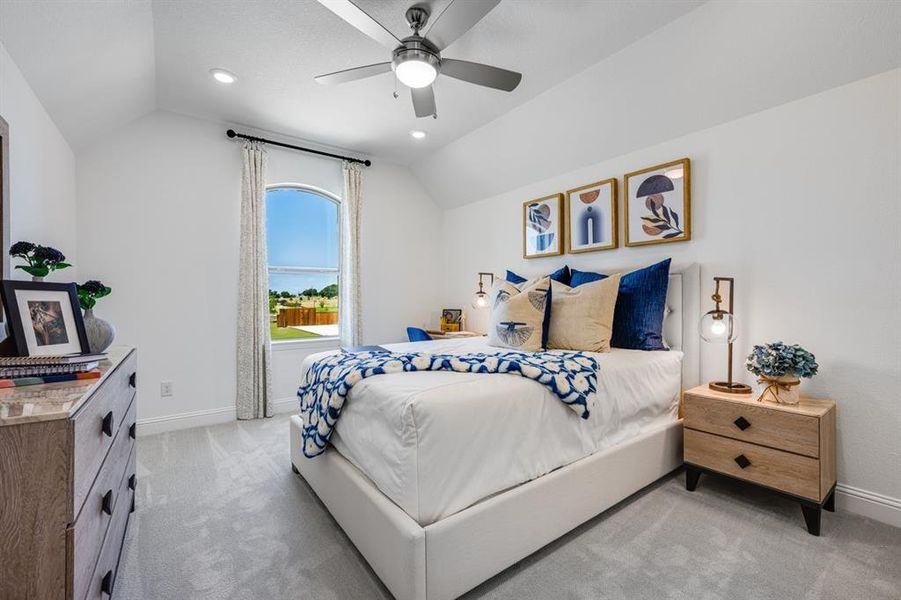 Furnished interior view inside a new home in , McKinney (Image 21).