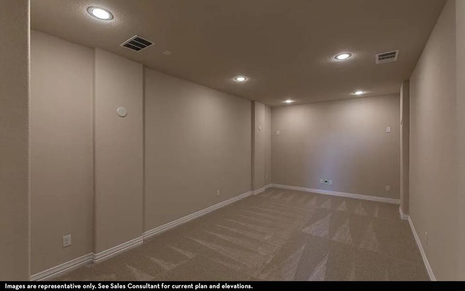 Representative unfurnished interior of a home built from the Cappiello by CastleRock Communities in Arcadia, Brentwood (Image 27).