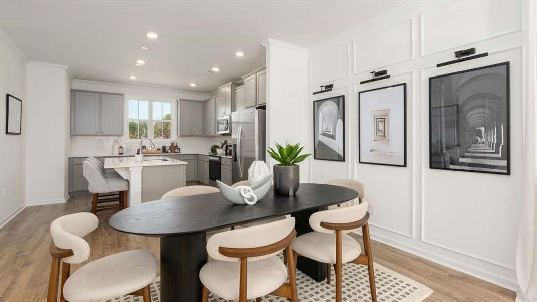 Furnished interior view inside a new home in Mableton Station, Mableton (Image 4). Furnished interior view inside a new home in Mableton Station, Mableton (Image 4).