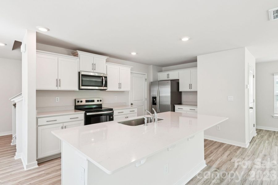 Furnished interior view inside a new home in Woodhaven at Chester, Chester (Image 6).