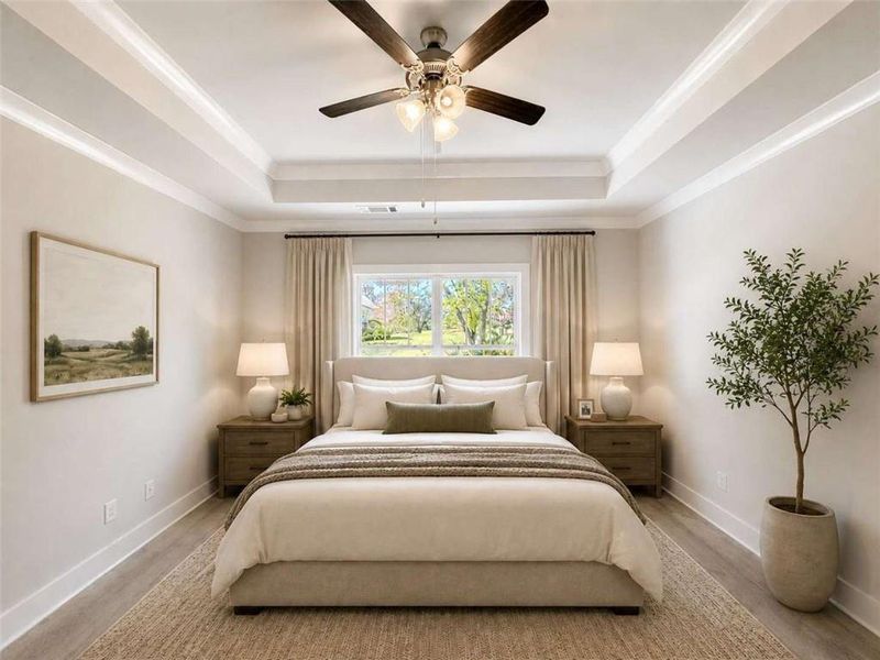 Furnished interior view inside a new home in , Cleveland (Image 6). Furnished interior view inside a new home in , Cleveland (Image 6).