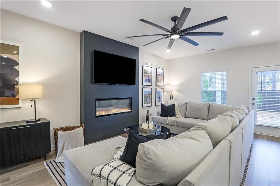 Furnished interior view inside a new home in , Sugar Hill (Image 10).