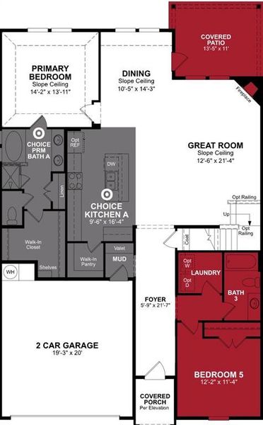 Beazer Homes Whitewing Ranier plan