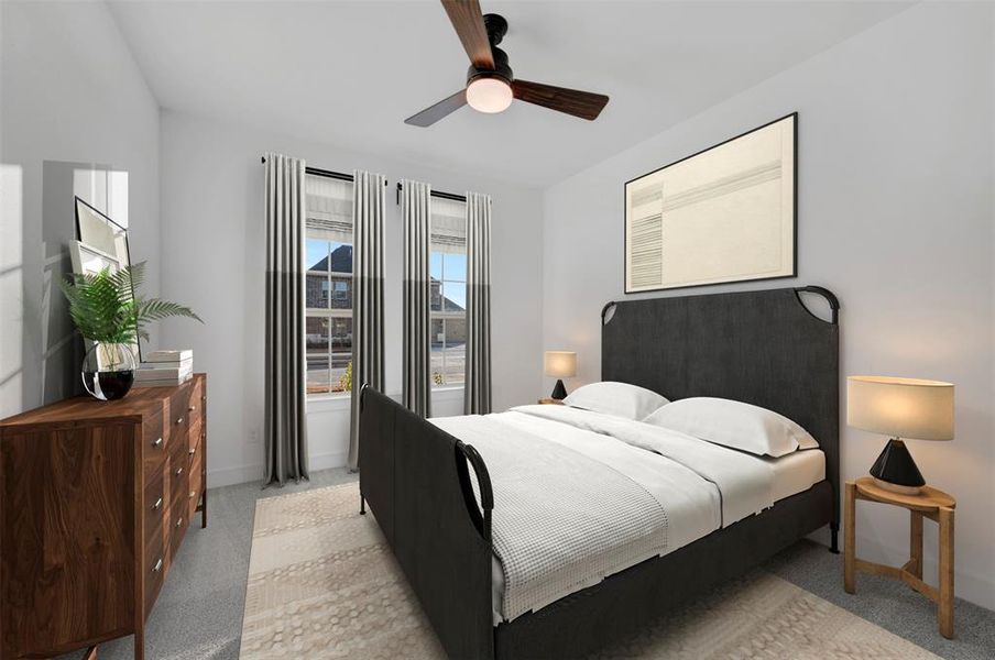 Furnished interior view inside a new home in Kreymer at the Park, Wylie (Image 15). Furnished interior view inside a new home in Kreymer at the Park, Wylie (Image 15).