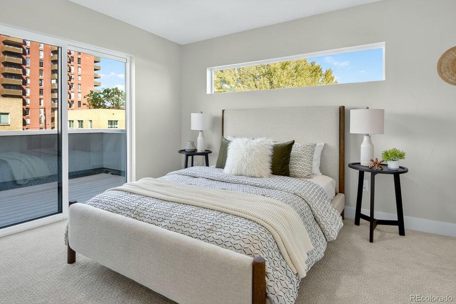 Furnished interior view inside a new home in , Denver (Image 34). Furnished interior view inside a new home in , Denver (Image 34).