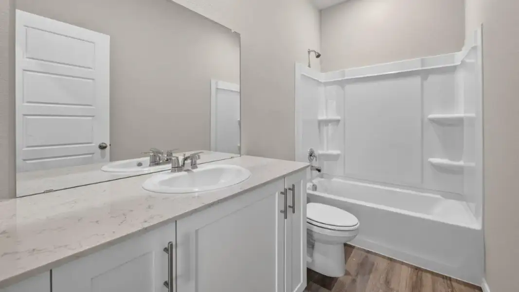 Furnished interior view inside a new home in Northstar West, Fort Worth (Image 11). Furnished interior view inside a new home in Northstar West, Fort Worth (Image 11).