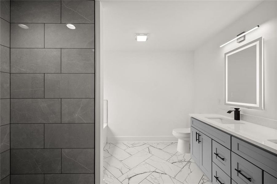 Furnished interior view inside a new home in , Clarkesville (Image 15).