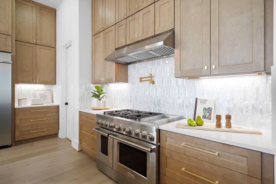 Gas Stove with Pot Filler! Gas Stove with Pot Filler!