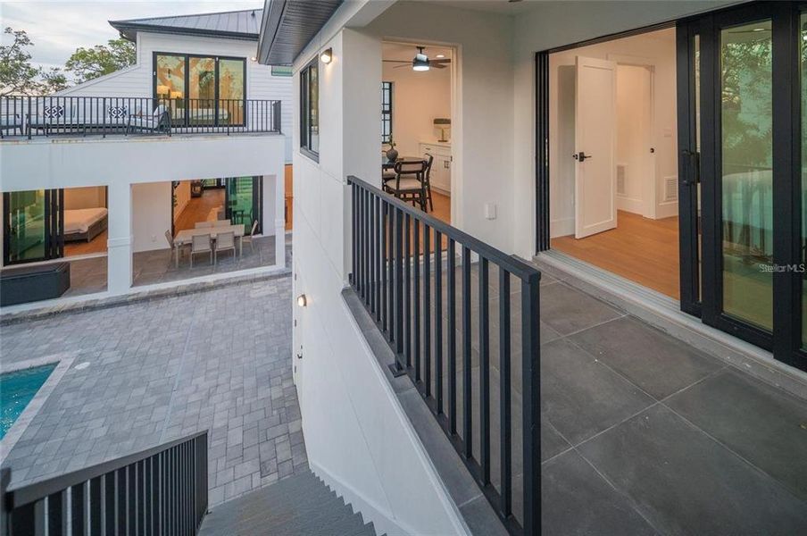 Exterior details and patio area of a home in , Sarasota (Image 40).
