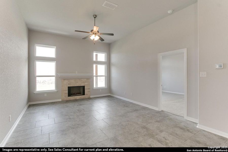 Spacious, unfurnished interior of a new home in Homestead, Schertz (Image 11). Spacious, unfurnished interior of a new home in Homestead, Schertz (Image 11).