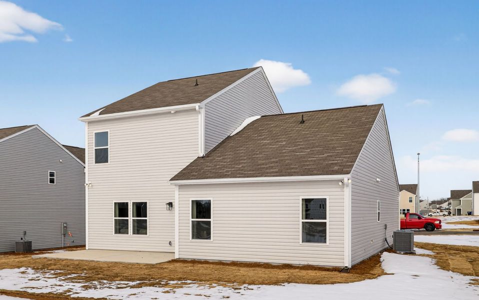 Exterior details and patio area of a home in Benson Village, Benson (Image 23).
