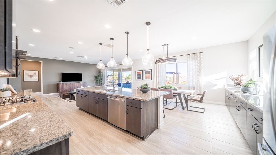 Furnished interior view inside a new home in Estrella, Goodyear (Image 21).