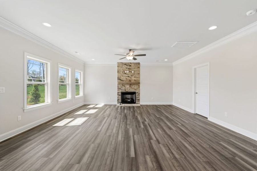 Spacious, unfurnished interior of a new home in Blacksmith, Stokesdale (Image 29).