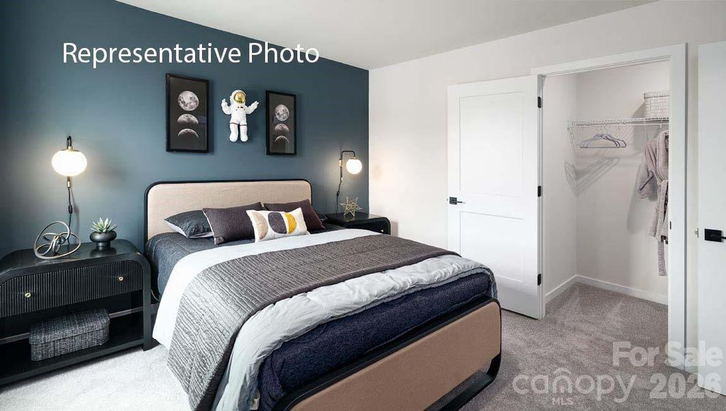 Furnished interior view inside a new home in Sanctuary at Southgate, Indian Trail (Image 34).