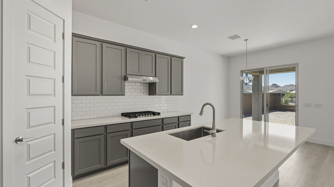 Furnished interior view inside a new home in Hacienda at Estrella, Goodyear (Image 3).