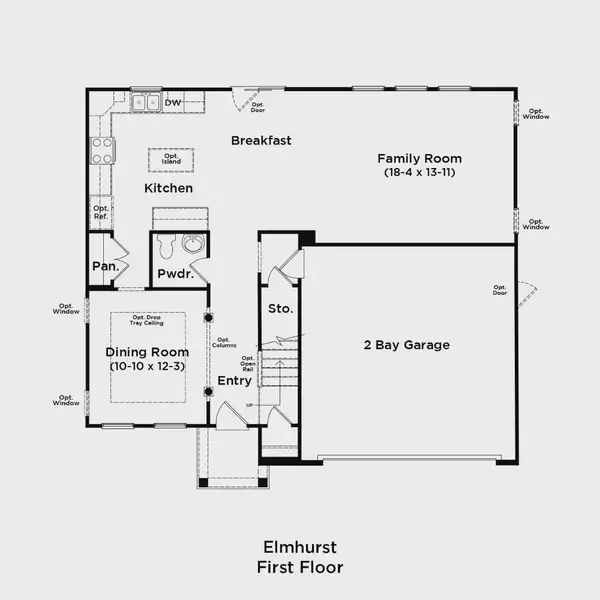 2D floor plan layout of this home in Station Pointe, Angier, NC (Image 2). 2D floor plan layout of this home in Station Pointe, Angier, NC (Image 2).