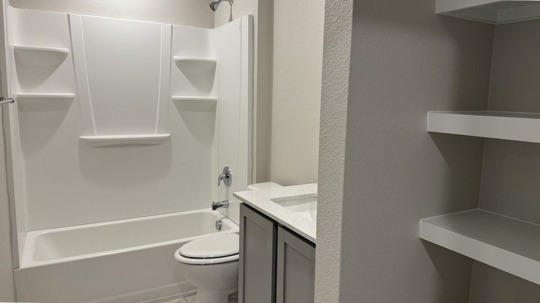 Furnished interior view inside a new home in London Towne, Corpus Christi (Image 6). Furnished interior view inside a new home in London Towne, Corpus Christi (Image 6).