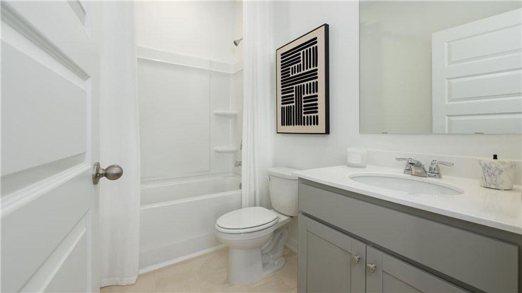 Furnished interior view inside a new home in Mableton Station, Mableton (Image 17).