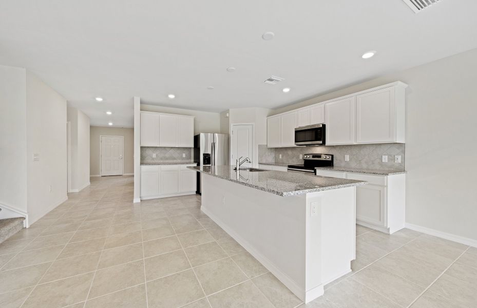 Kitchen with Stainless Steel Appliances