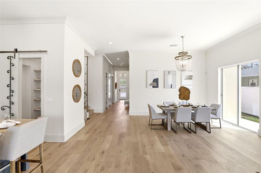 Furnished interior view inside a new home in , Orlando (Image 33). Furnished interior view inside a new home in , Orlando (Image 33).